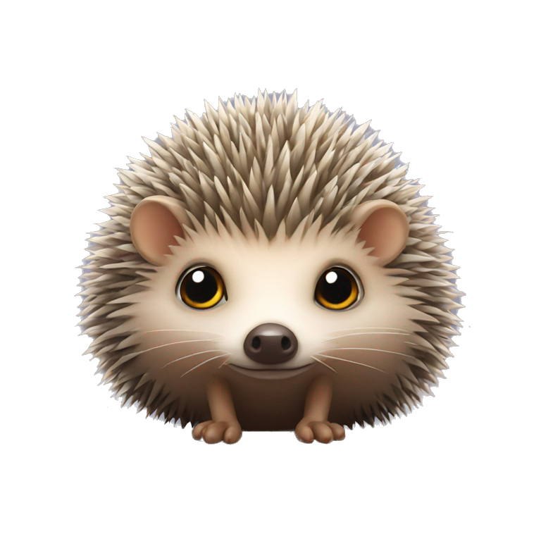 hedgehog with one eye emoji