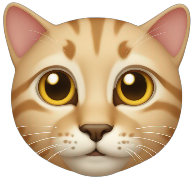 Cat with nose emoji