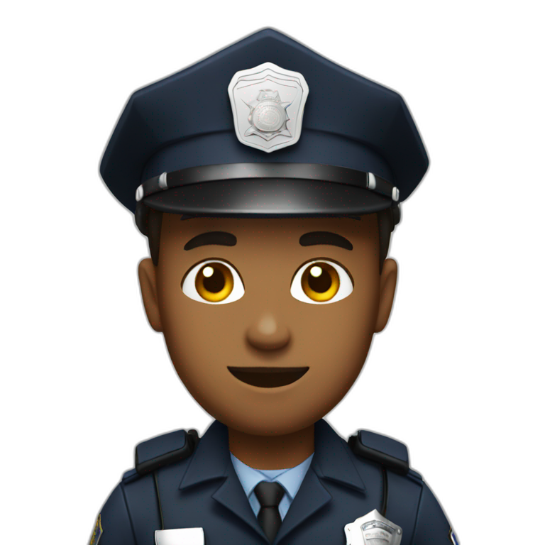 a police officer emoji