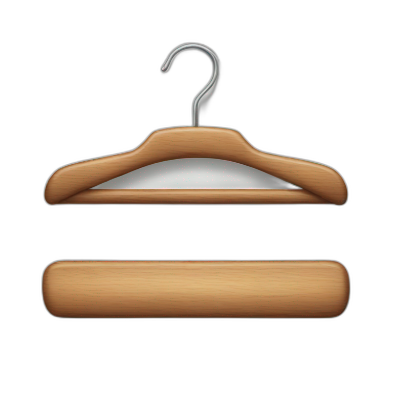 wood hanger  emoji