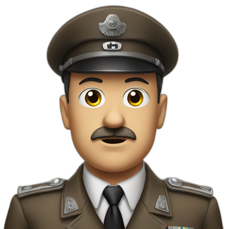 Hitler pas content emoji