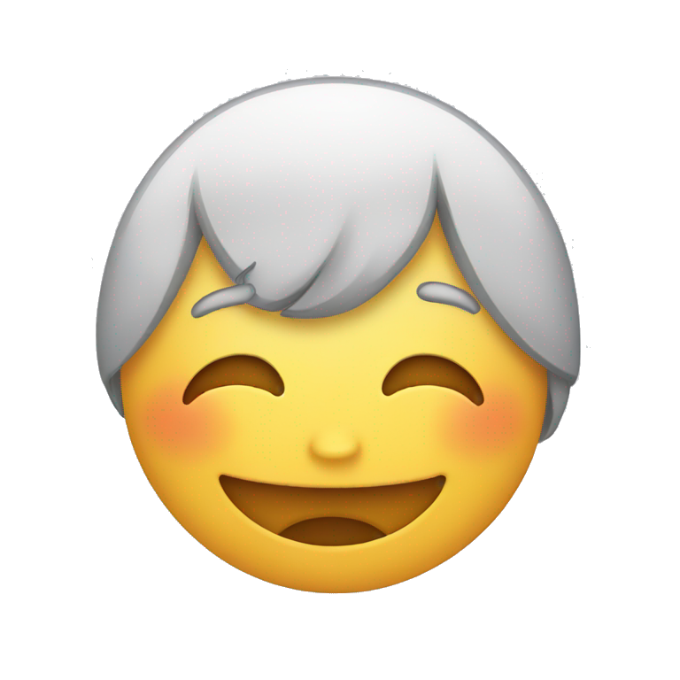 smiling while crying emoji