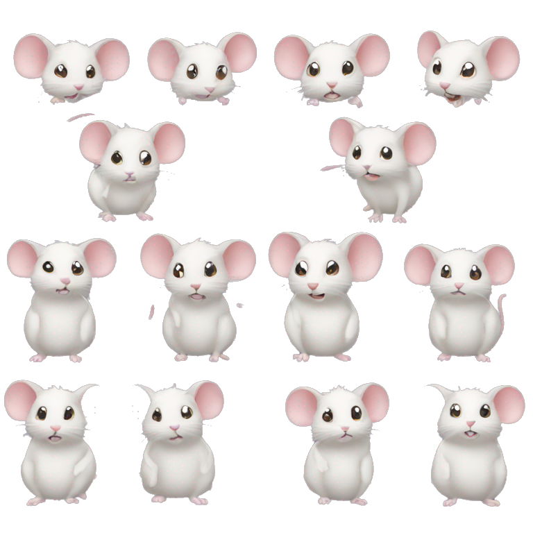 Nine mice emoji