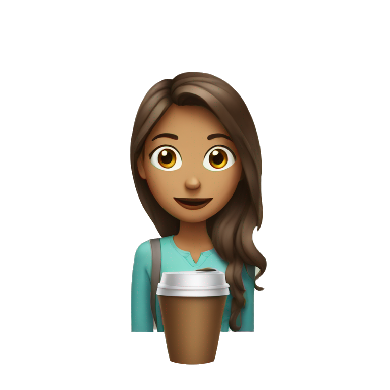 Coffee girl emoji