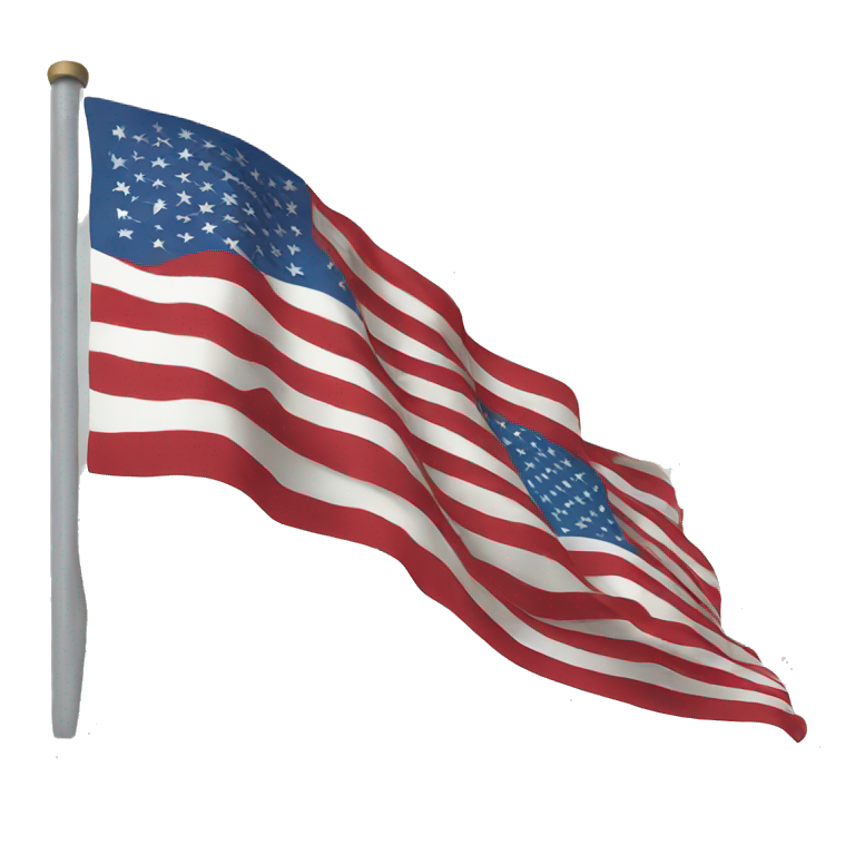 American flag technology emoji