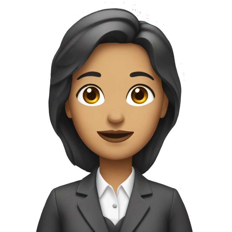 mujer con traje emoji