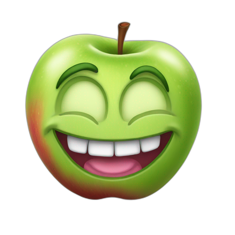 trollface apple artstyle emoji