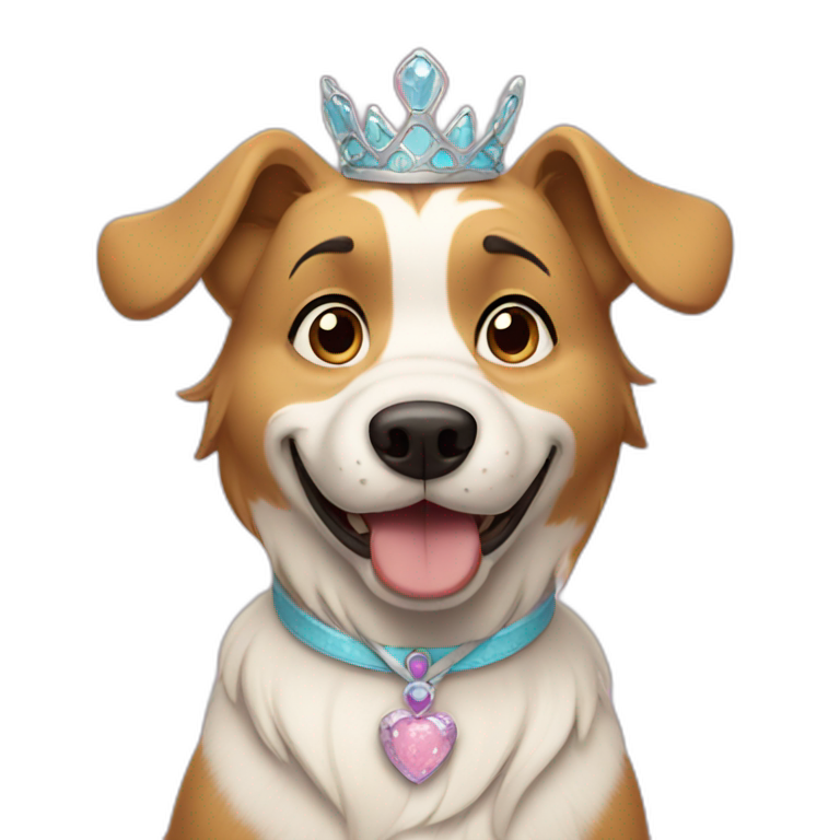 Disney-dog-princess emoji
