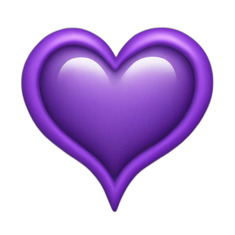 Purple Heart emoji