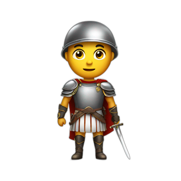 rome soldier with sword emoji