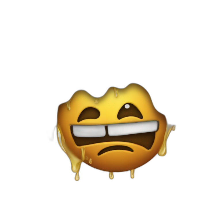 melting rofl face emoji