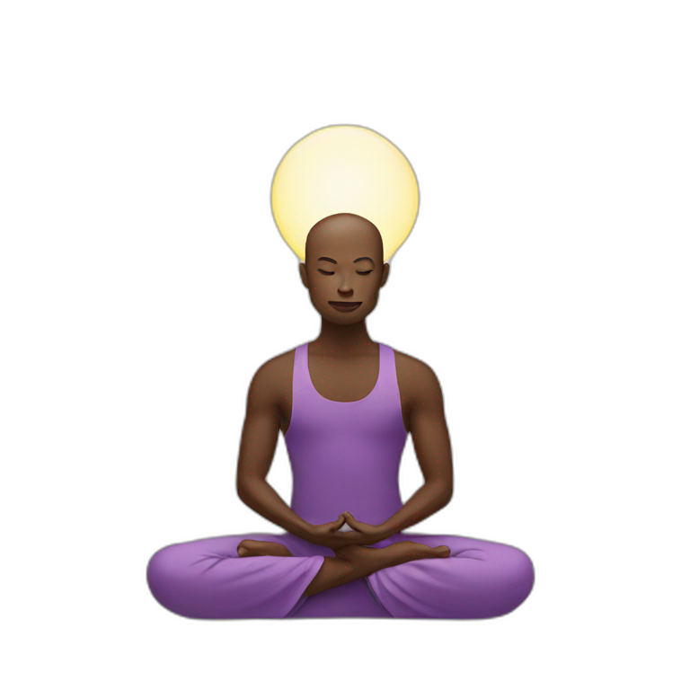 Meditation emoji
