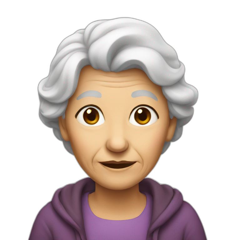 OLD woman  emoji