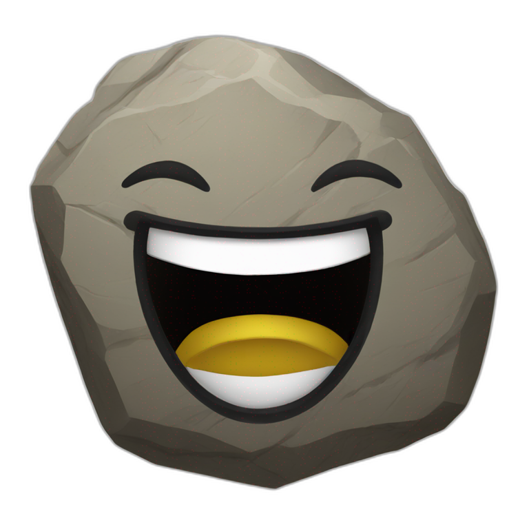 Rock Face emoji