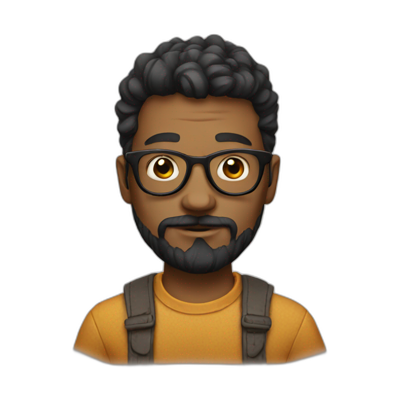 hipster emoji