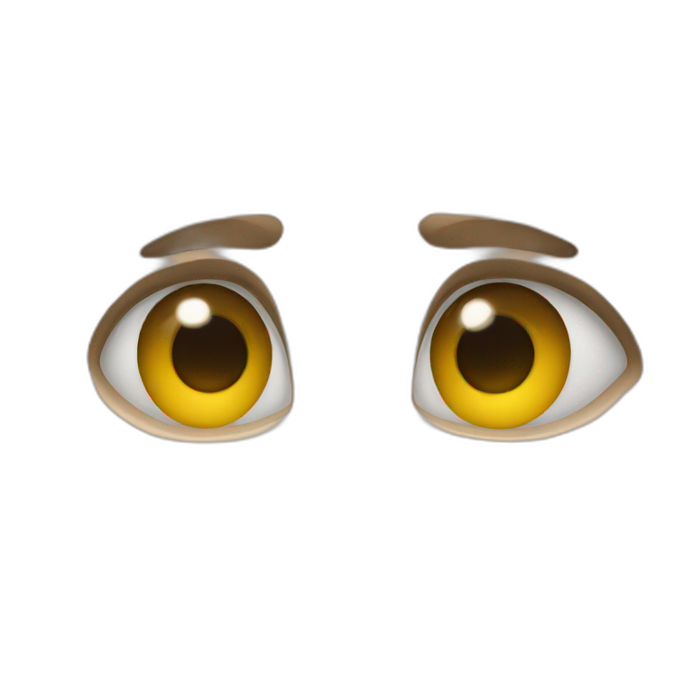 I see you. emoji