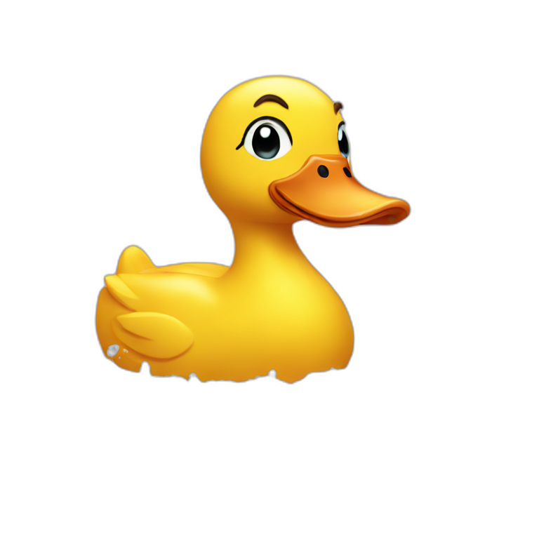 bathing duck emoji