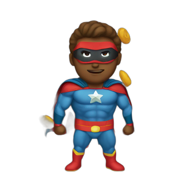 super hero emoji