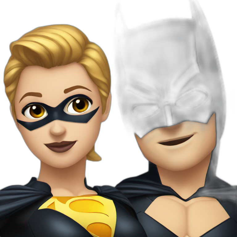 batman batgirl robin nightwing emoji