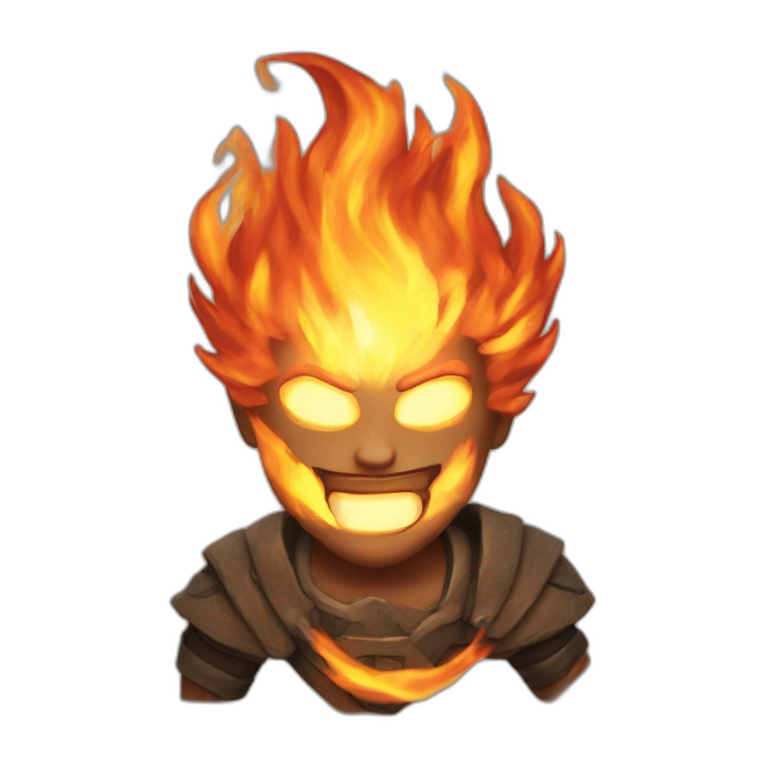 power of fire emoji
