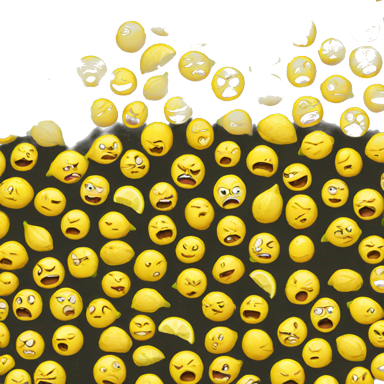 angry face emoji lemon emoji | AI Emoji Generator