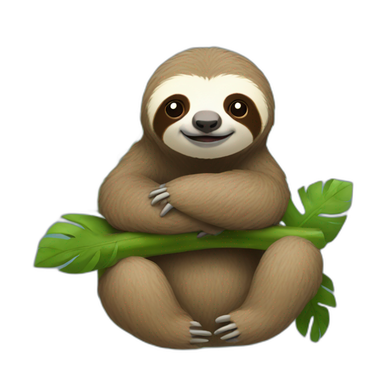  sloth streaming emoji