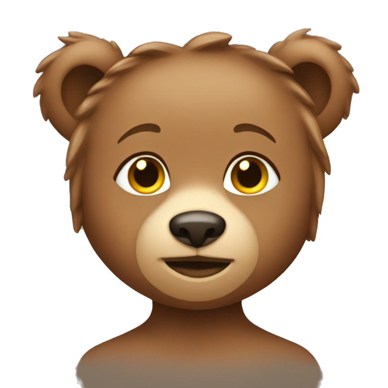 Female bear emoji