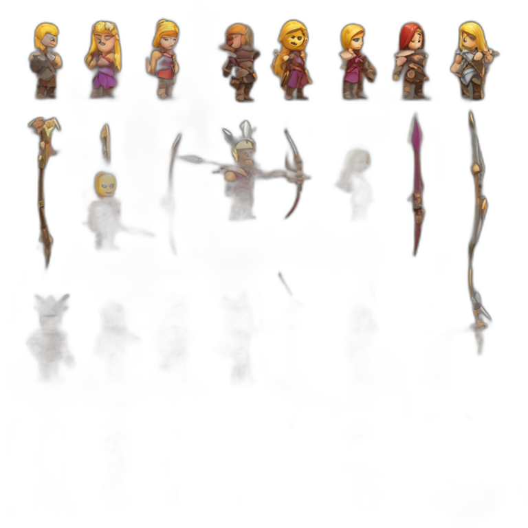 Archer Queen Clash of Clans emoji