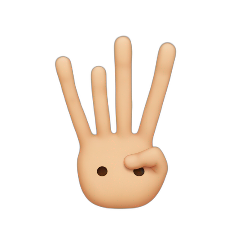 fingers emoji