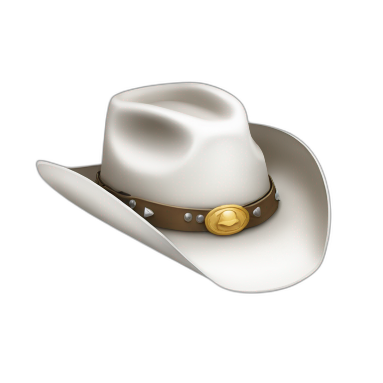 the lone ranger white cowboy hat emoji
