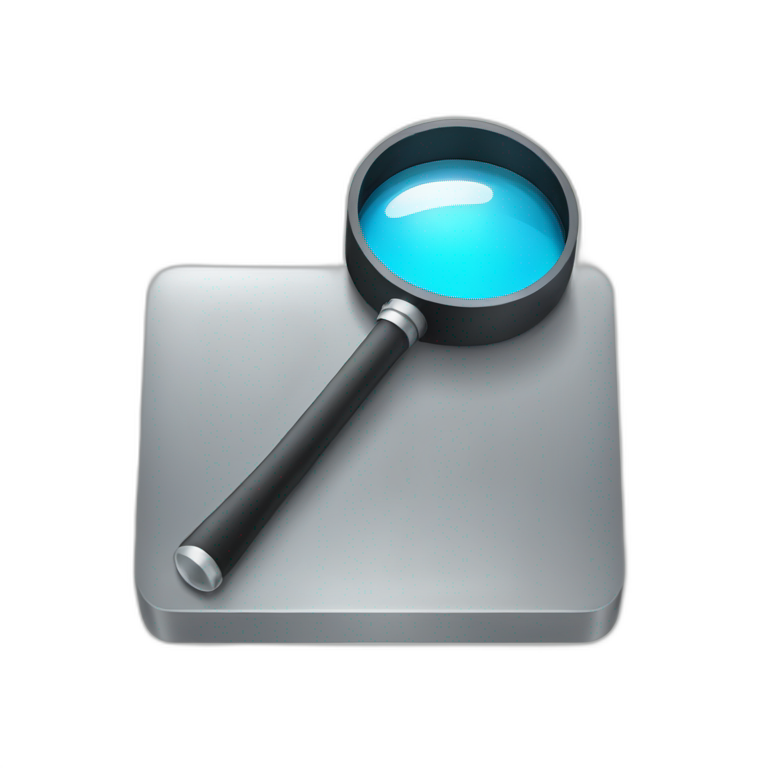 magnifier on macbook emoji