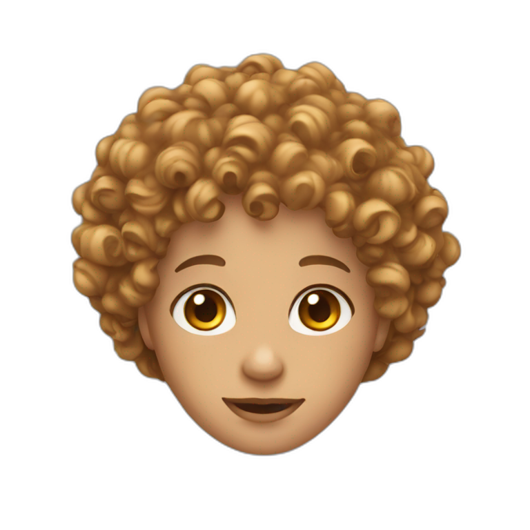 curly hair  emoji