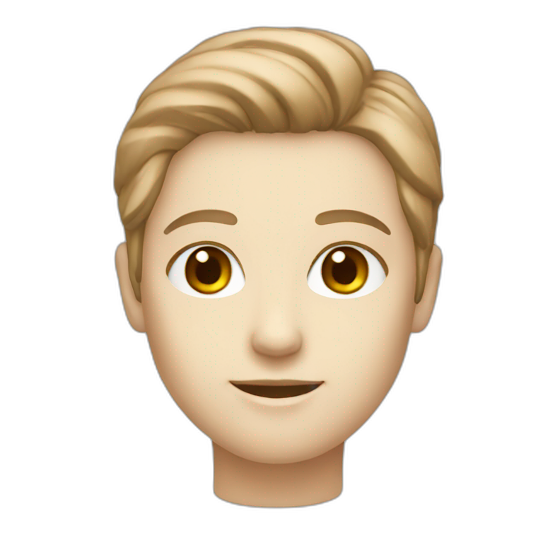 brown hair pale skin product designer emoji
