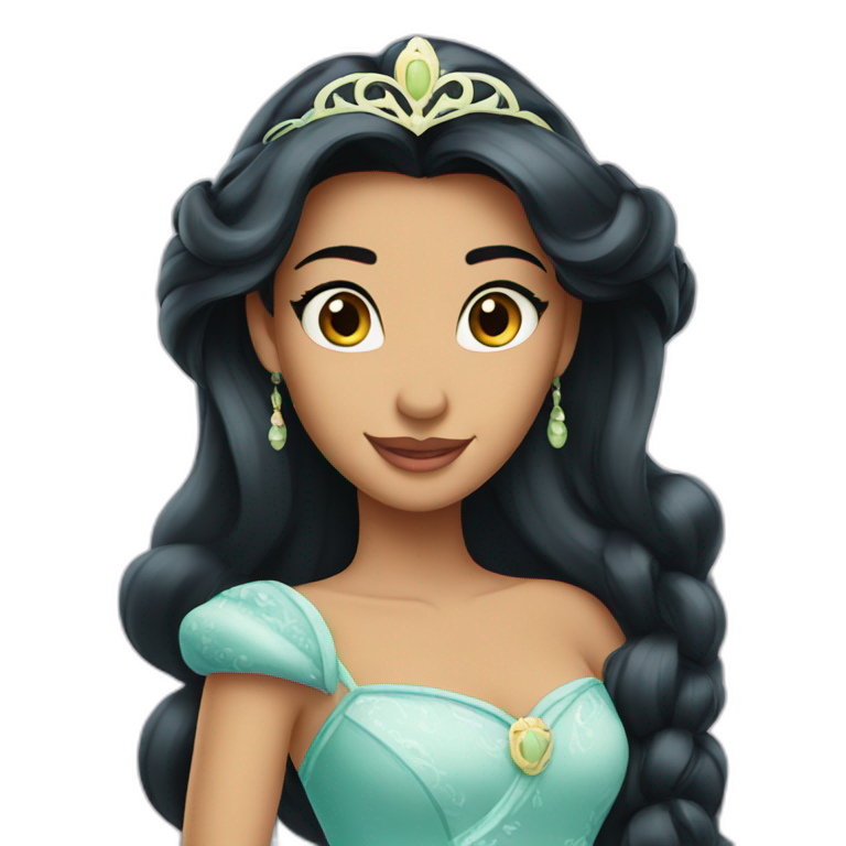 Jasmin princess disney emoji