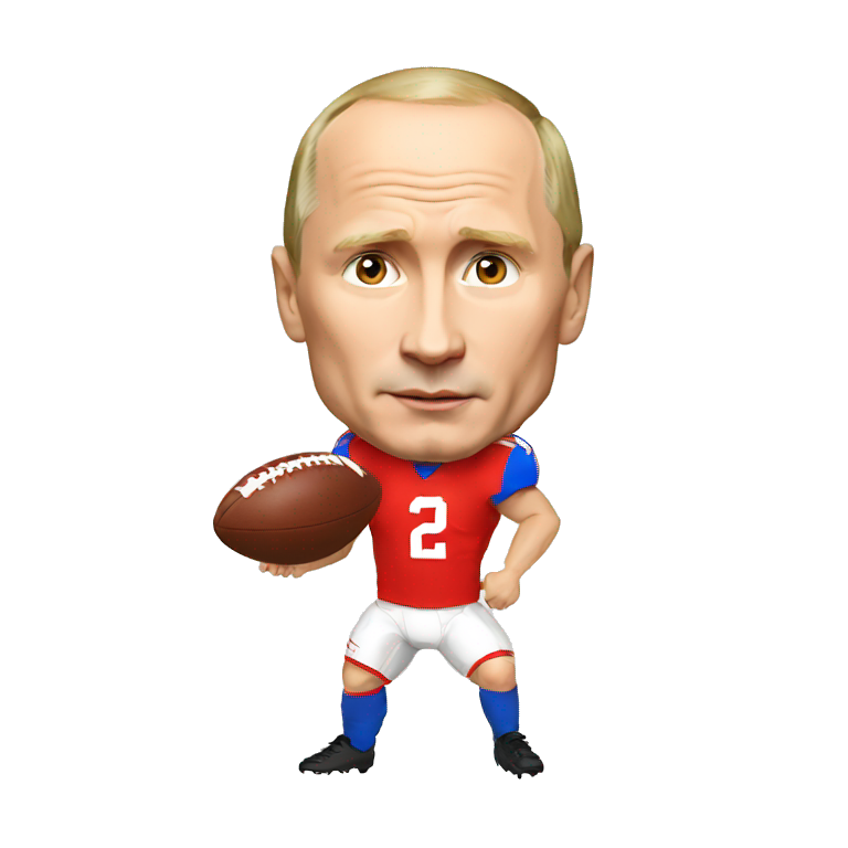 Putin playing football  emoji