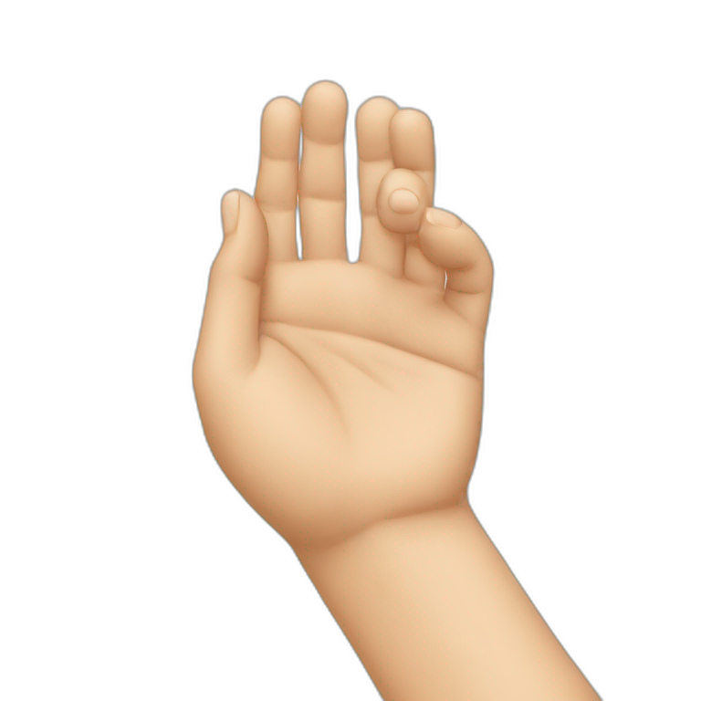 Hand in head emoji