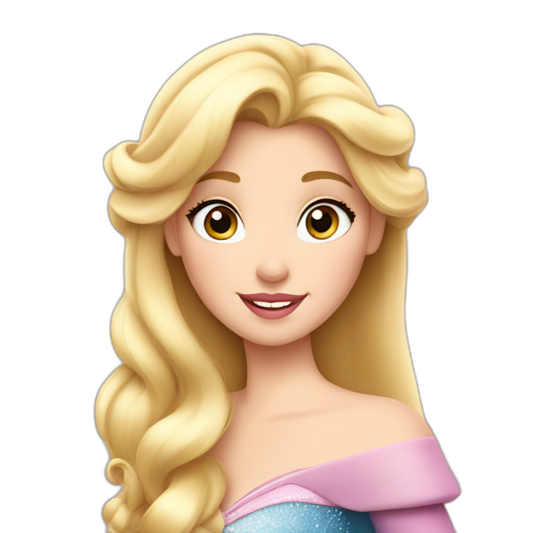disney princess aurora emoji