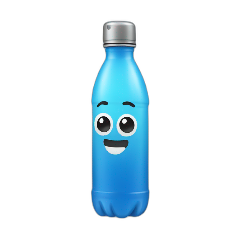 a dancing water bottle emoji