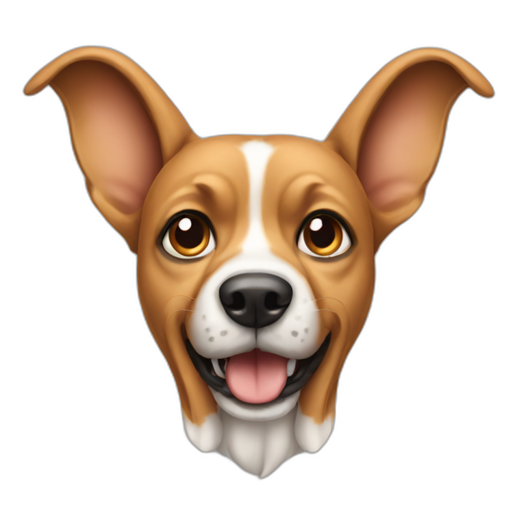 Dog with Extreme Long ears emoji