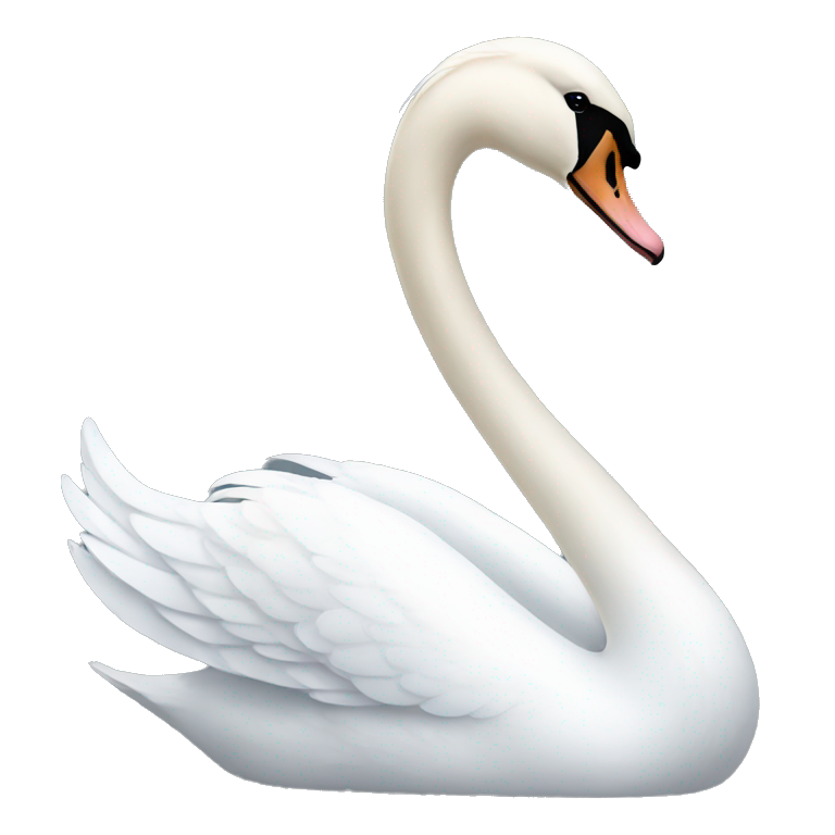 White swan emoji