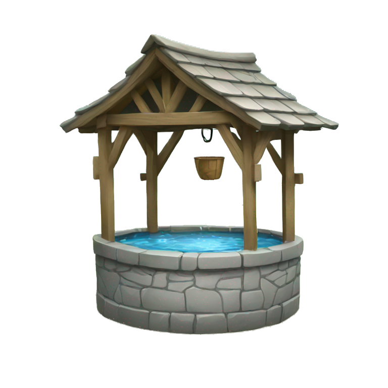 wishing well emoji