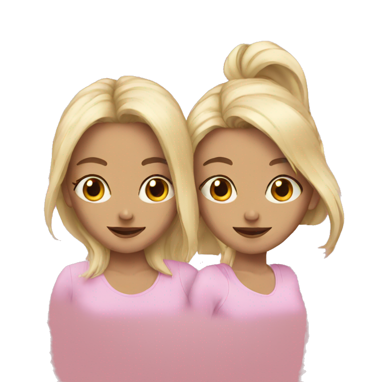 two friend girls emoji