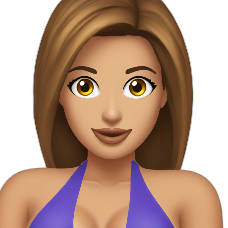 holly peers bikini emoji