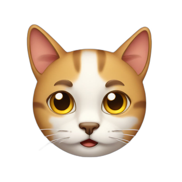 stressed cat emoji