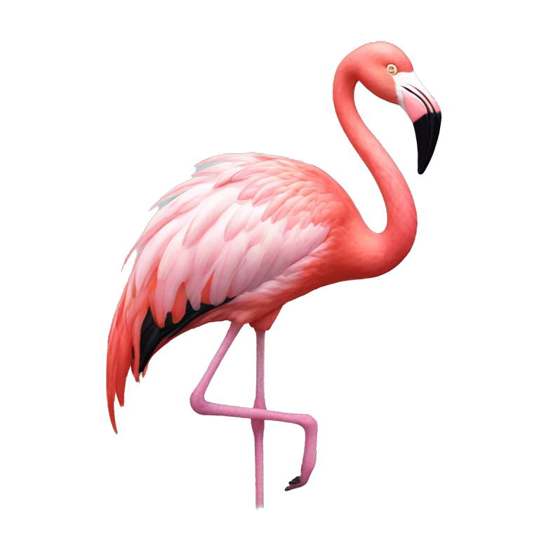 Flamingo saludando  emoji