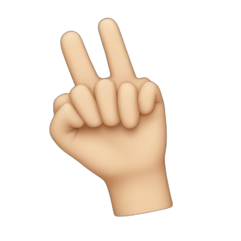  finger pointing down emoji