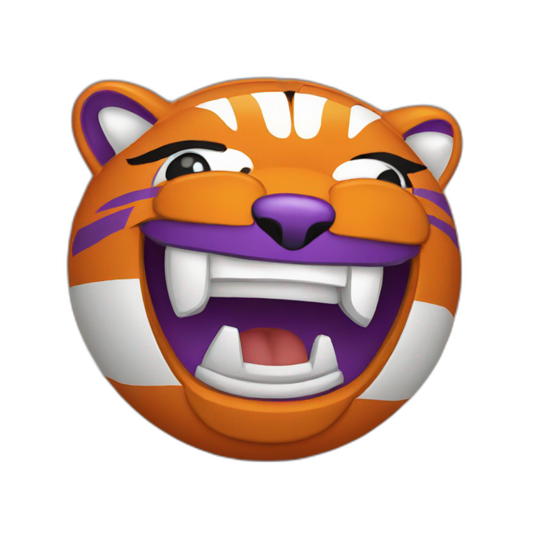clemson tigers win! emoji