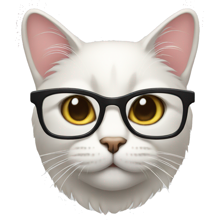 cat with glasses emoji