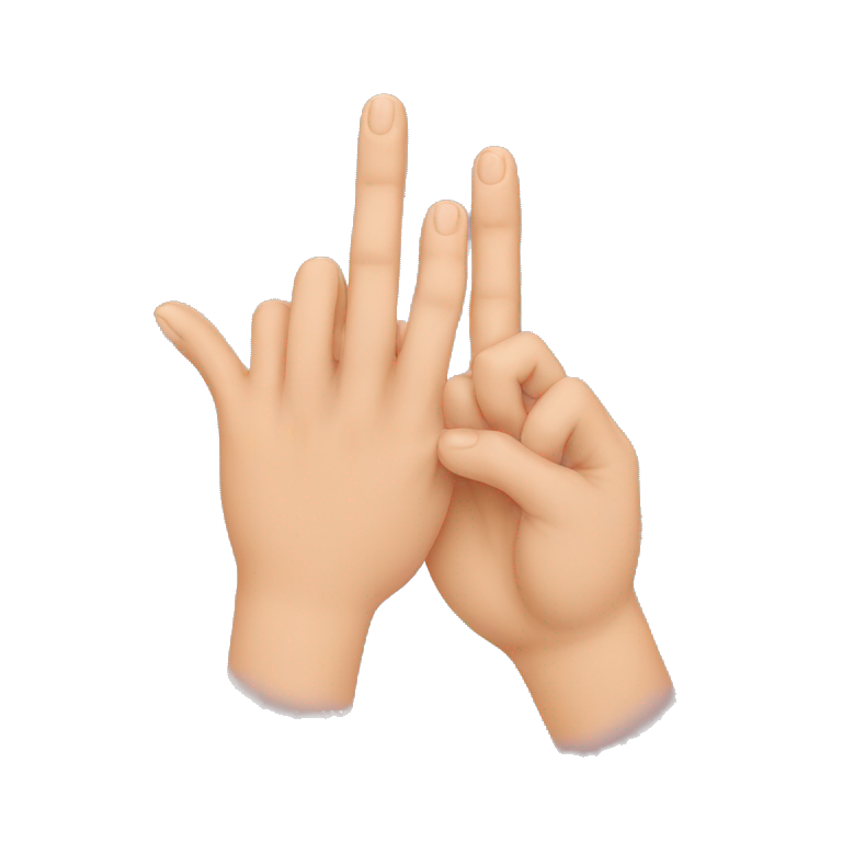 interlocking fingers  emoji