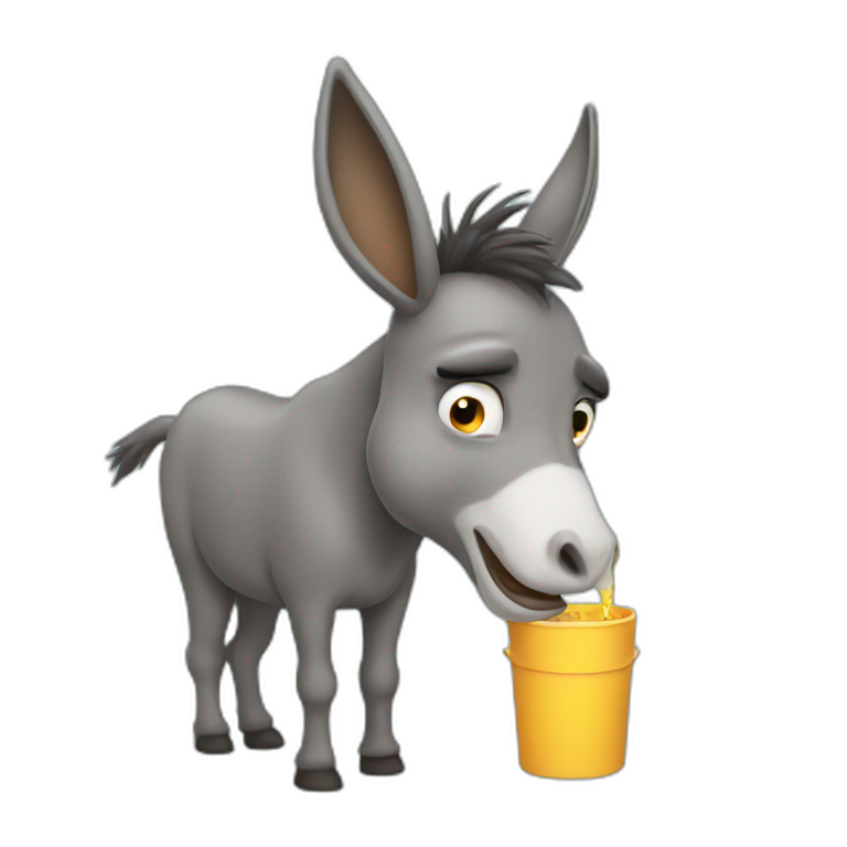 donkey vomiting emoji